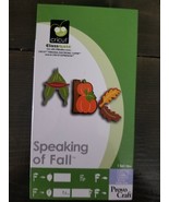 Cricut Cartridge SPEAKING OF FALL - £5.39 GBP