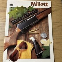 1993 MILLETT CATALOG,  SCOPE MOUNTS, SHOOTING RESTS, MAGAZINES - $125.18 MXN