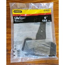 Stanley Hardware 15-6470 6” Decorative Black LifeSpan Tee T-Hinge Heavy Duty Nwt - $231.12 MXN