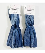 35419 Scunci Morgan Simianer  Blue Tie Dye  Headwrap Lot Of 2 - $240.75 MXN