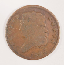 1828 Demi Cents En About Bon État, Bon En Usure, Marche Arrière Porosité - £40.14 GBP