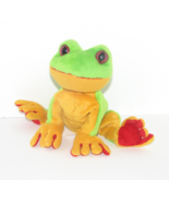 Webkinz Ganz Tree Frog Yellow Green Plush Stuffed Animal 10&#39;&#39; - £7.38 GBP