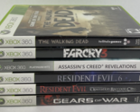 6 x XBOX 360 Action War Game Lot Complete W/ Manuals Resident Evil, Gear... - $34.64