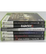 6 x XBOX 360 Action War Game Lot Complete W/ Manuals Resident Evil, Gear... - $34.64