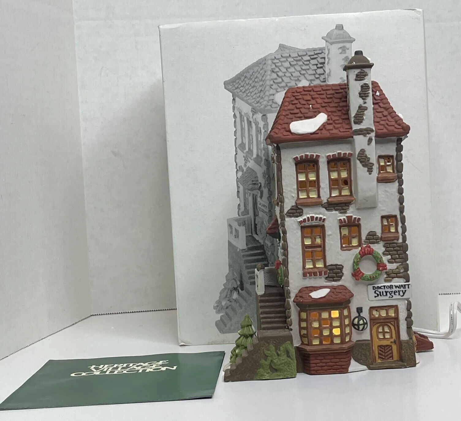 Dept. 56 1990 Heritage Dickens Village Series C.H. Watt Physician #5568-9 - $28.05