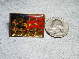 1996 Washington D.C. VFW Conference American Flag Eagle Veteran Pin - £5.42 GBP