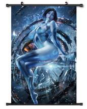 Various sizes Hot Anime Poster Cortana Home Decor Wall Scroll Painting - £7.18 GBP