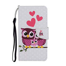 Anymob Samsung Family Owl Phone Cases Leather Flip Stand Cover - £23.07 GBP