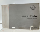 2008 Nissan Altima Owners Manual Handbook OEM K04B46005 - £25.17 GBP