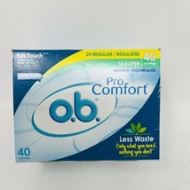 O.B. Pro Comfort Tampons Multipack 24 Regular 16 Super Absorbancy Silk T... - £14.88 GBP
