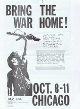 VINTAGE 1969 8.5x14&quot; University of Michigan Days of Rage Flyer Che Guevara - £389.23 GBP