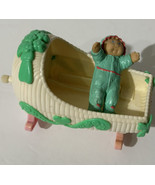 Vintage 1984 Cabbage Patch Kids Mini Wind Up Baby Swing Rare PVC - $15.79