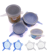 Pet Food Can Lids, Silicone Stretch Can Lids Covers for Dog Cat Food, Re... - £7.23 GBP