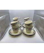 Set of 8 Lenox COUNTRY ROMANCE Cups &amp; Saucers - $2,213.07 MXN
