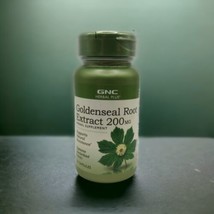 GNC Herbal Plus Goldenseal Root Extract 200mg 50 Capsules EXP 8/2024 Veg... - $24.49