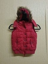 Fat Face Girls Fuschia Pink Gilet Age 6-7 Years Express Shipping  - £22.84 GBP