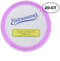 ENTENMANN&#39;S COCONUT CREAM PIE  K CUPS FOR KEURIG  20 CT - £14.06 GBP