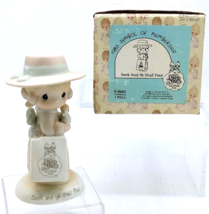 Precious Moments Figurine &quot;Seek And Ye Shall Find&quot; 1984 No Box #E-0005 - £19.71 GBP
