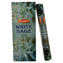 Tridev White Sage Incense Sticks Meditation Prayer Masala Agarbatti 120 Sticks - £12.86 GBP