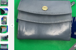 LODIS BLUE Classic Premium Leather RFID Double Flap-Snap Wallet Cardhold... - $34.62