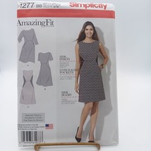 UNCUT Sewing PATTERN Simplicity 1277, Amazing Fit Womens 2014 Dress, Plus Size B - £9.01 GBP