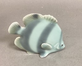 Vintage Porcelain Blue Fish Figurine - 4.25x1.5x3.25” - $14.84