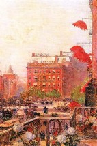 Broadway and Fifth Avenue by Frederick Childe Hassam - Art Print - £17.57 GBP+