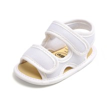 Newborn Baby Boy Girl Sandals Infant Shoes Anti-slip Rubber Sole Mesh Flower Gra - £15.66 GBP