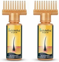 Indulekha Bringha Hair Oil Selfie Bottle, 100ml (2 pack) - £25.37 GBP