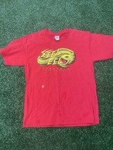 Steel Eel Sea World Roller Coaster San Antonio Shirt Size L red Rare - S... - £19.28 GBP