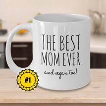 VEGAN MOM Gifts for Birthday Gifts for Mom Funny Mug for Mom Gifts from Daughter - £10.98 GBP