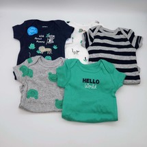 Carters Newborn 5-Pack Frog Bodysuits, Size Newborn - £14.55 GBP