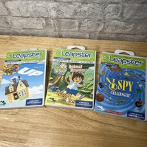 Leapster Learning Game Cartridges - Lot of 3 Games Up Animal Rescuer I Spy - £10.08 GBP