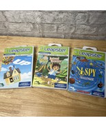 Leapster Learning Game Cartridges - Lot of 3 Games Up Animal Rescuer I Spy - $12.86