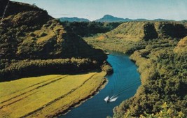 Wailua River Kauai Hawaii HI 1960 Postcard C42 - £2.34 GBP
