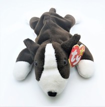 TY Beanie Baby Bruno the Bull Terrier Dog 8 inch DOB 9/9/1997 - £6.00 GBP