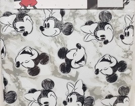 Peva Vinyl Flannel Back Tablecloth,60&quot;x102&quot;Oblong,MICKEY &amp; Minnie Mouse Faces,Bb - £14.23 GBP