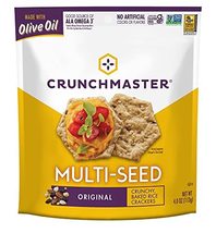 Crunchmaster Multi-Seed Crackers, Rosemary &amp; Olive Oil, 4 Ounce - £7.21 GBP