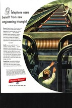 1953 Western Electric Telephone User Benefit Vintage Print Ad nostalgic b5 - $26.92