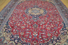 10 x 12&#39;7 S Antique Vintage Oriental Carpet Hand Knotted Wool Area Rug 10 x 13 - £1,039.67 GBP