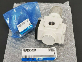 NEW SMC ARP20K-02B PRECISION REGULATOR ARP20K02B, 1/4&#39;&#39;, 0.005-0.4 MPa - £57.64 GBP