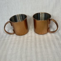 Moscow Mule Copper Coated Mug set of 2 - £5.44 GBP