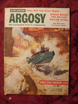 ARGOSY February 1956 56 Boating Buka Bootleggers Martin Caidin Richard Marsten - £10.52 GBP