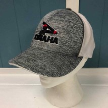 Pacific headwear OMAHA baseball heathers mesh hat 4D6 S/M fitted cap - $20.48