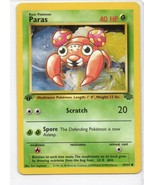 Pokémon Paras 59/64 1999 WOTC Jungle Set Ungraded 1st Edition - $19.99