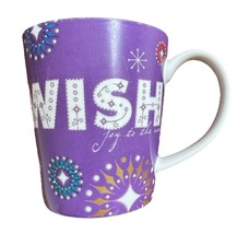 Starbucks Holiday 2006 Purple Christmas WISH Mug Cup 14 oz - $10.99