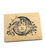 Stamp Oasis Dolphin Dreams 695-J Greek Goddess Dolphins Ocean Sea Wood S... - £11.00 GBP
