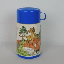 Vintage 1992 Disneys The Lion King Hakuna Matata Lunchbox Thermos Aladdi... - $11.65