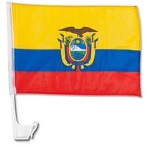 Moon Knives (2 Pack) Ecuador Country Car Window Vehicle 12&#39;&#39;x18&#39;&#39; Flag - Party D - $9.88