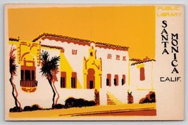 Serigraph Santa Monica California Hand Made Sheehan Topanga CA Postcard N24 - $12.95